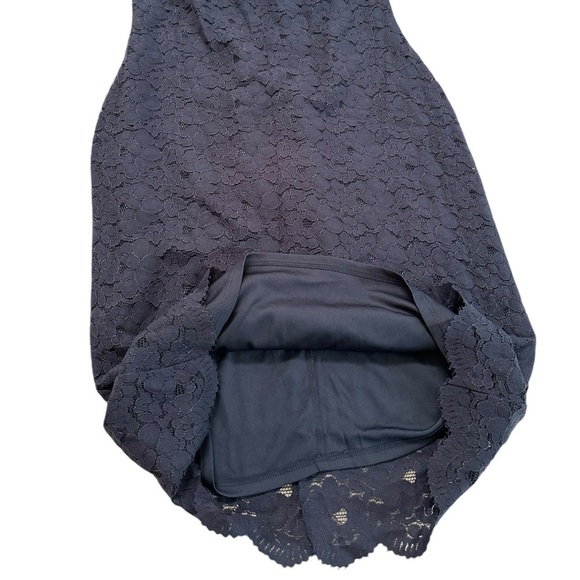 Lark & Ro Navy Blue Lace midi Dress Size 4 - Picture 14 of 17